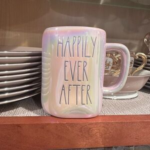 Rae Dunn Pastel Iridescent Mug - Happily Ever After